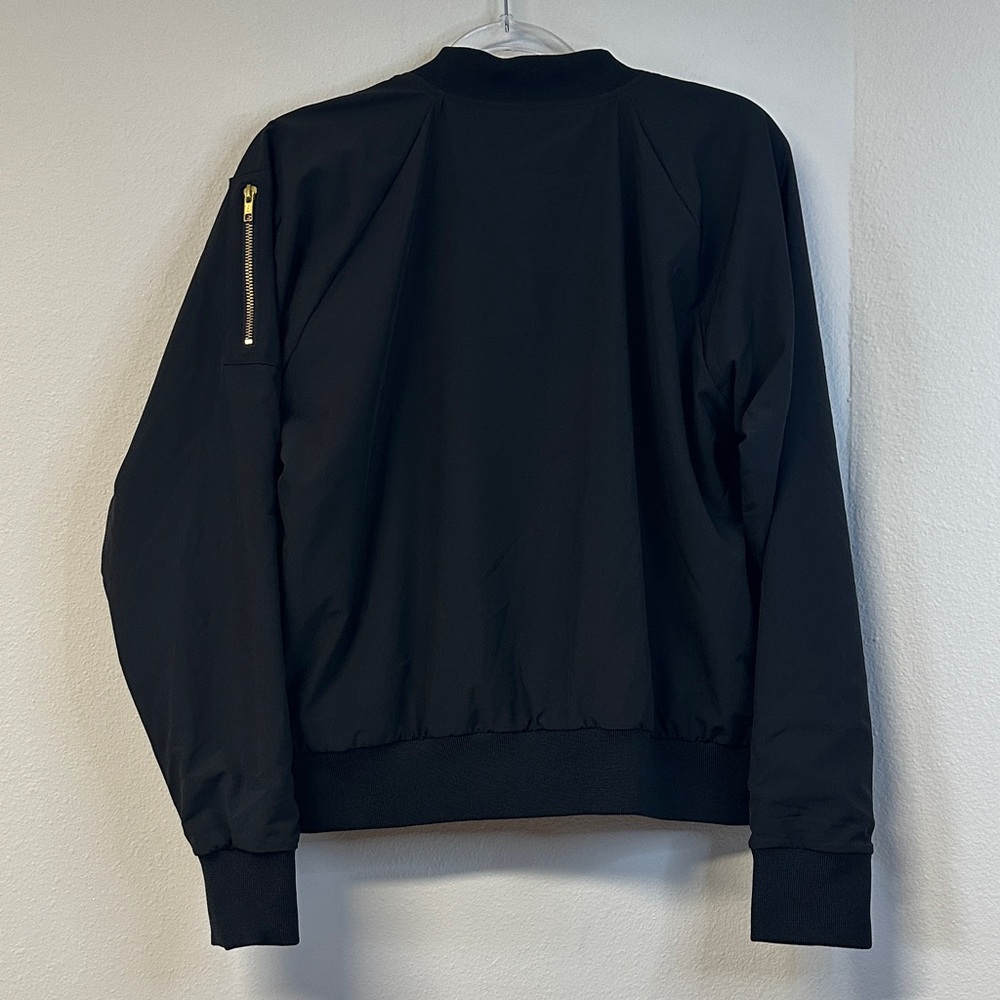 NWT Albion Classic Black Bomber Jacket Women's Size XL - Picture 7 of 8